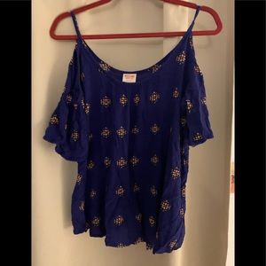 Mossimo Cold Shoulder Top